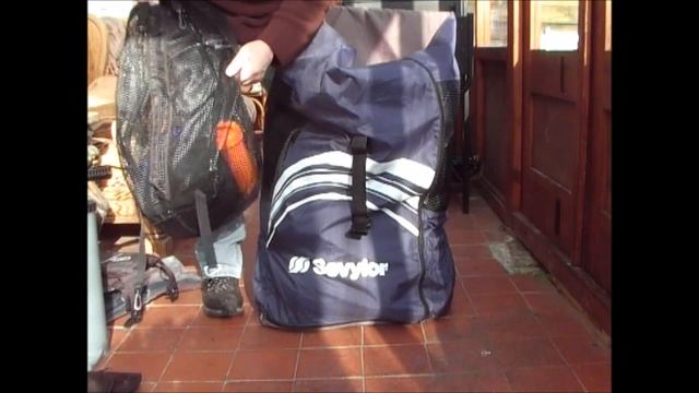Sevylor Quickpac backpack for inflatable canoe kayak смотреть онлайн
