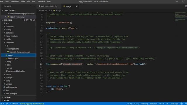 Laravel Vue js o'rnatish смотреть онлайн
