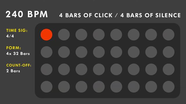 240 BPM - Gap Click - 4 Bars (4/4) смотреть онлайн