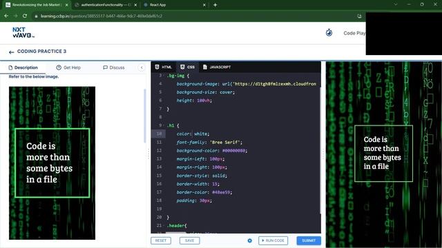 Coding Cover Page | Bootstrap | Coding Practice 3 | NxtWave | ccbp 4.o смотреть онлайн