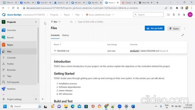 2. Azure devops repo setup into Azure Databricks | Azure data bricks tutorial | Pyspark tutorial смотреть онлайн