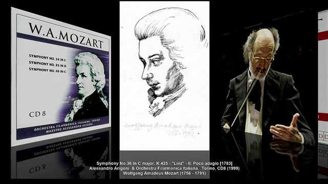 W.A. Mozart - Symphony No.36 in C major K.425 (dir. Alessandro Arigoni, 1999) смотреть онлайн