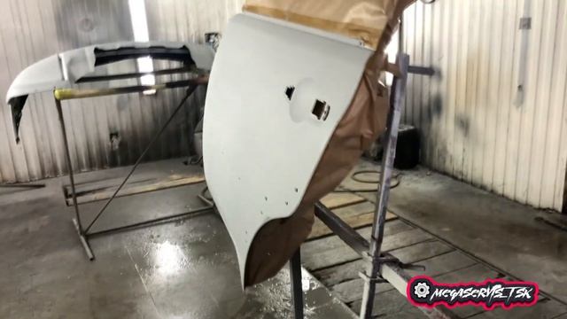 Mitsubishi Pajero Sport. Реставрация двери, окрас. смотреть онлайн