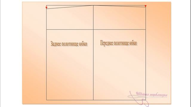 Юбка трапеция без вытачек. Самая простая расклешенная юбка только с двумя швами смотреть онлайн