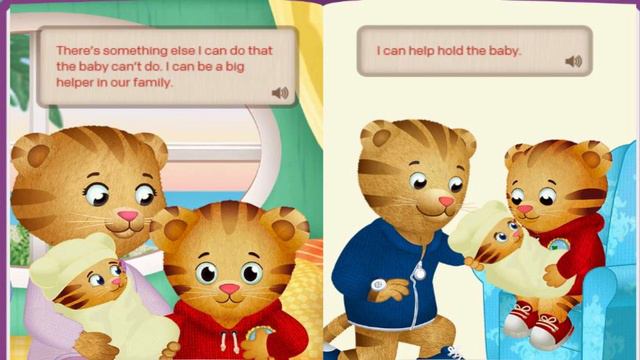 Daniel Tiger's Neighborhood Big Brother Daniel Meets Baby Margaret | Educational Story For Kids смотреть онлайн