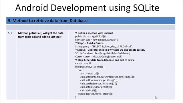Sqlite Android Tutorials for Beginners-CRUD Application,Android App Diet Meter,:Part II смотреть онлайн