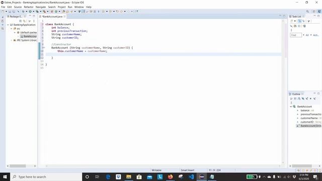 JAVA Basic Banking Application - Part 1 (Practice coding for beginners, and adding it to portfolio) смотреть онлайн