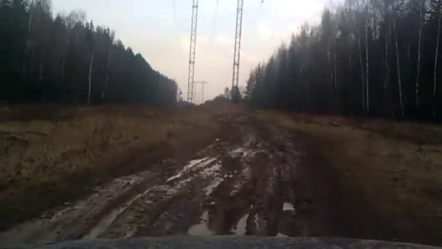 Покатушки на Ховере Н3 под Пушкино (МО 22/04/2012г) смотреть онлайн