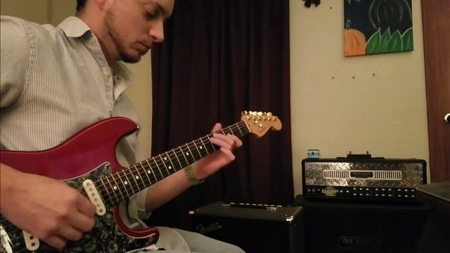 Fender Rumble 100 (v3) with guitar. смотреть онлайн