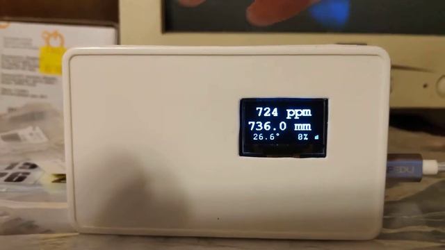 Мониторинг атмосферы на ESP8266 смотреть онлайн