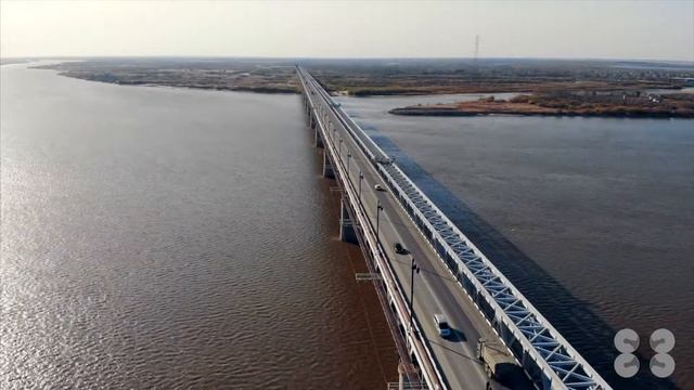 Мост с 5000руб купюры. Хабаровск. Осень 2018 смотреть онлайн