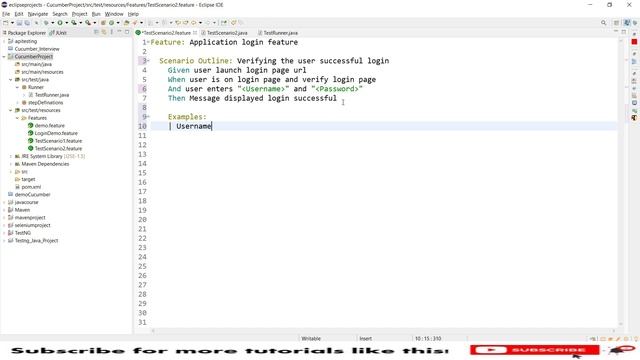 #6 Cucumber Test Case Parameterization with Example Keyword | SDET смотреть онлайн