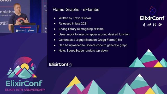 ElixirConf 2022 - Mike Binns - Profiling Elixir and Phoenix apps with Flame Graphs in Live Dashboar смотреть онлайн