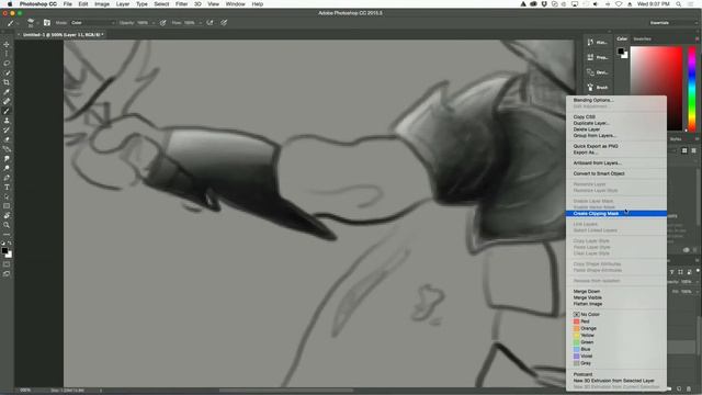 Death Knight - Speed Paint (Photoshop) смотреть онлайн