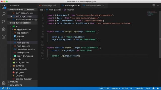 Create a Custom Content Position Indicator | NativeScript Tutorial смотреть онлайн