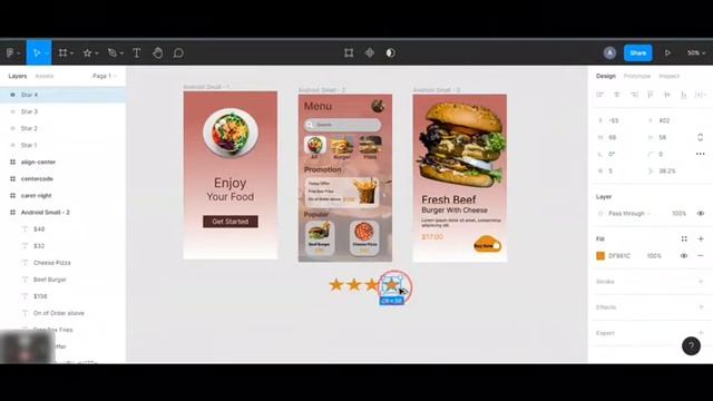 Food Ordering Mobile App Design in Figma (2022) смотреть онлайн