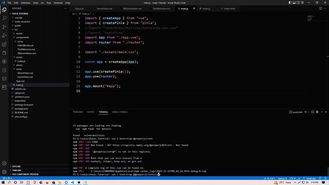 How to Install Bootstrap In vuejs Project #vuejs #bootstrap смотреть онлайн