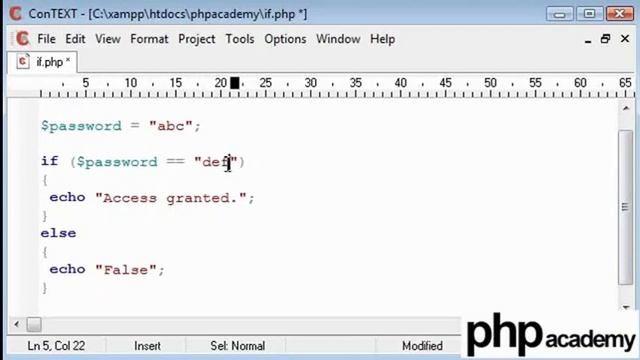Php Tutorial 5 If Statement in Hindi смотреть онлайн