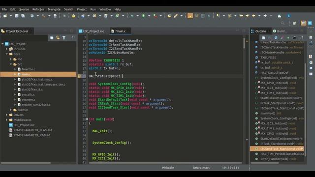 How to Interface a STM32 and Raspberry Pi via I2C (Part 1) смотреть онлайн