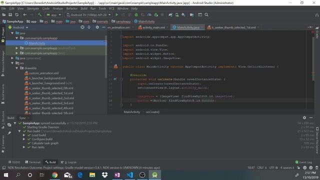 Android Studio (Java) Animation List смотреть онлайн