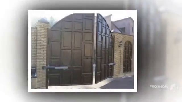 Универсальные распашные ворота. Ворота для дома смотреть онлайн