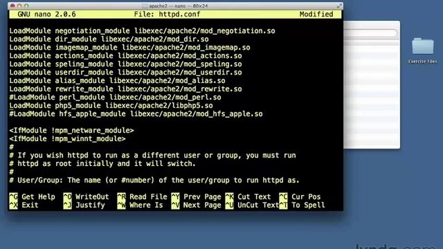 010 Активация PHP на МАК (Lynda.com) Изучаем php смотреть онлайн