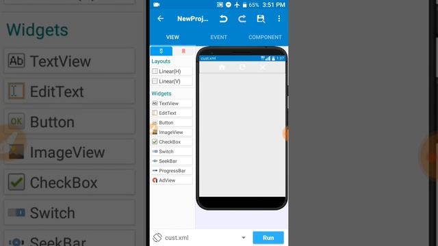 Transparent custom dialog in Sketchware.. смотреть онлайн