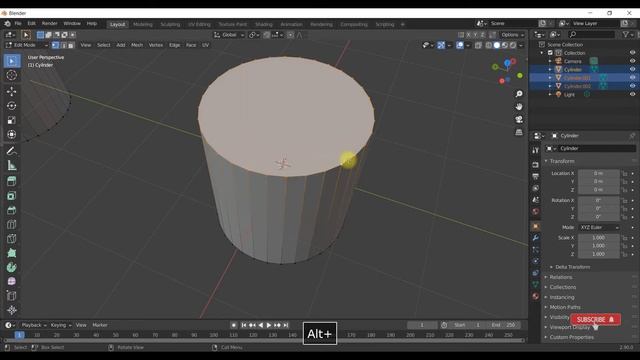 Tutorial Blender 2.9 Pemula 7d Editing Tools - Loop Cut Tool & Edge Loop Selection смотреть онлайн