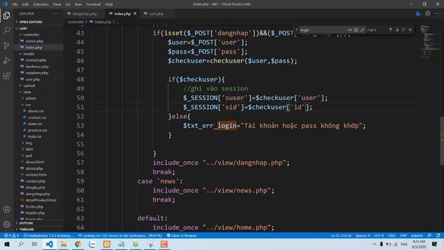 waka - Session quản lý user đăng nhập | Lập trình PHP cơ bản | Dự án mẫu WEB смотреть онлайн
