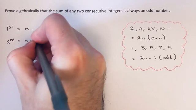 Maths Proof - Prove Algebraically That The Sum Of Any Two Consecutive Integers Is An Odd Number смотреть онлайн