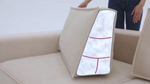 Обзор модульного дивана MOON 005 с механизмом пантограф на ножках