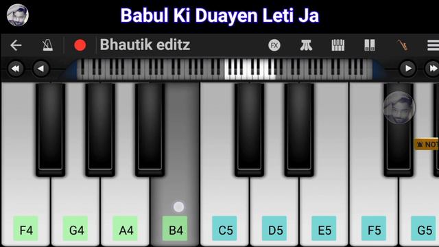 Babul Ki Duayen Leti Ja Piano Tutorial (Mobile) | Walkband App Easy Tutorial смотреть онлайн