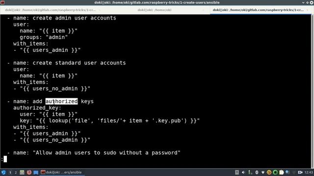 Raspberry Pi - 1. Ansible : créez vos users et poussez vos clefs ssh | tutos fr смотреть онлайн