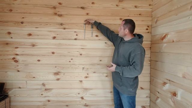 На что собирать деревянный дом или баню? Шканты? Пружинный узел силы или Сантехнический болт? смотреть онлайн