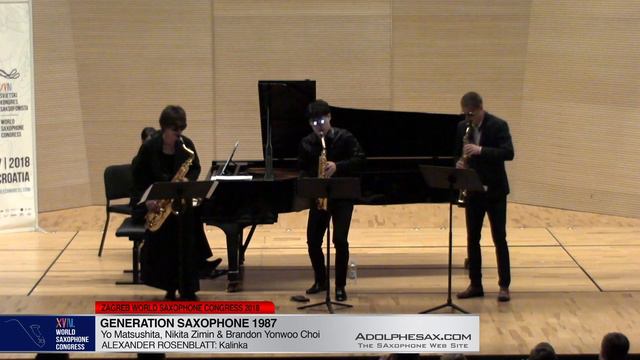 Kalinka By A.Rosenblatt - Nikita ZImin, Yo Matsushita & Brandon Jinwoo Choi -XVIII WSC2018