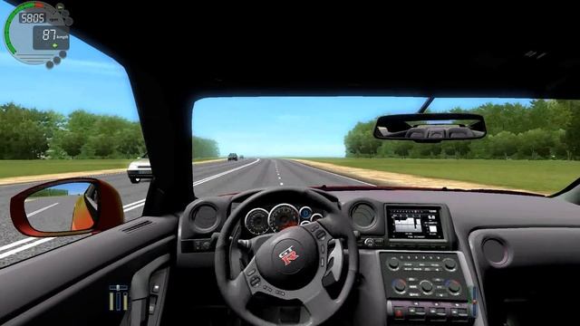 City Car Driving 1.5.2 Nissan GTR Tuning [G27] смотреть онлайн