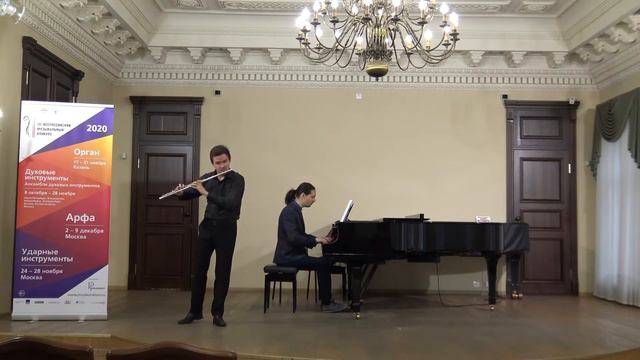 С. Прокофьев, Соната для флейты и фортепиано (II тур, III ВМК) смотреть онлайн