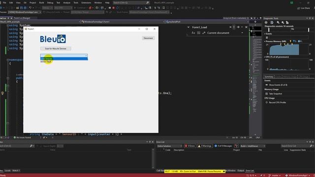 C# application to get Real time Bluetooth Low energy data смотреть онлайн