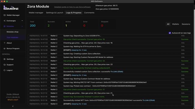 Софт на Zora от Combine. Кастомизируй свои кошельки в Zora как захочешь с лучшим софтом от Combine. смотреть онлайн