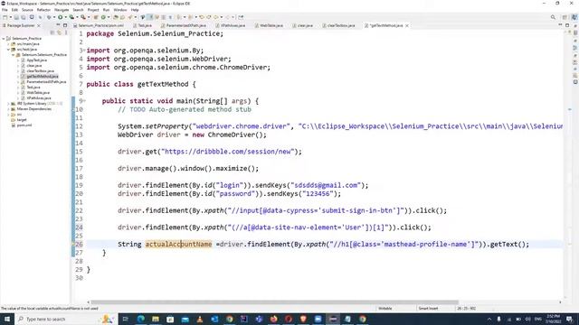 ??How to get Text Value | getText() method in Selenium - Selenium Session 38?? смотреть онлайн