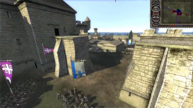 FORTRESS UNDER SIEGE - Medieval 2 Total War Gameplay смотреть онлайн