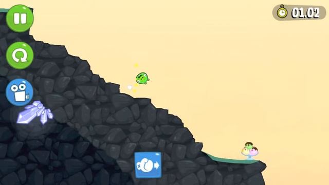 Bad Piggies Level 2-33 Rise and swine 3 STARS Walkthrough [HD] смотреть онлайн