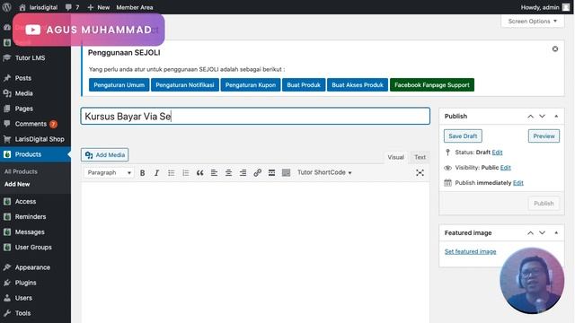 Jualan E-course Dengan WordPress + LarisDigital + TutorLMS + Sejoli смотреть онлайн