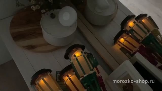 Светильники Solar БАМБУКОВЫЕ ФАКЕЛЫ, тёп.бел. LED, эффект живого пламени, 54 см, 4 шт. 894742