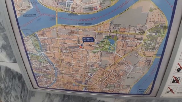 Ride in St.Petersburg - Chernyshevskaya metro station (станция метро Чернышевская, Санкт-Петербург) смотреть онлайн