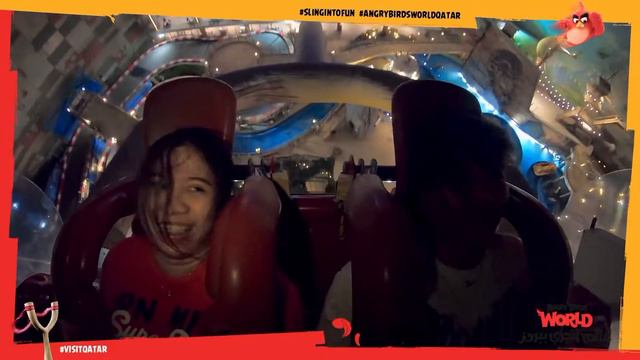 ANGRY BIRDS WORLD QATAR / SUPER SLINGSHOT EXPERIENCE / #DohaFestivalCity #VisitQatar смотреть онлайн