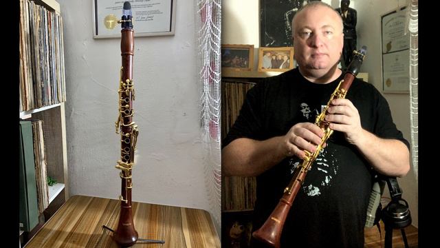 Robert Anchipolovsky Poor Butterfly Cocobolo gold plated Bb Clarinet смотреть онлайн
