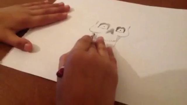 как нарисовать череп смотреть онлайн