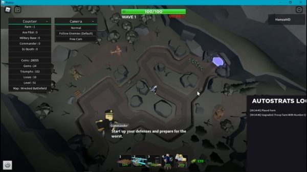 Script OP Auto Farm Gems Tower Defense Simulator 2022