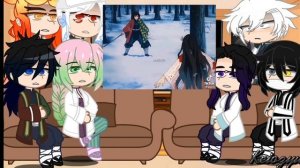 Реакция Хашира на Незуко |1/?| hashiras react to | keiozyu